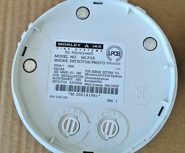 Morley Honeywell MI-PSE Smoke Detector