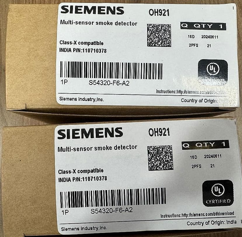 Siemens OH 921 Multi sensor smoke detector NEW